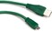 Roland Interconnect Cable, USB-A to Micro-USB, Green Woven, 5-Feet