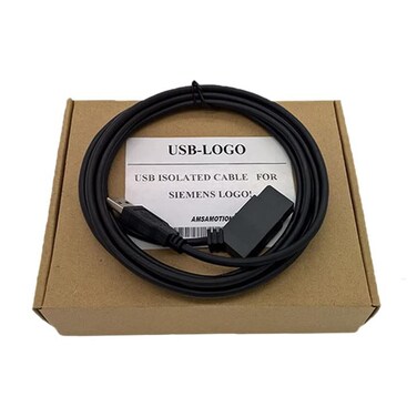 New Logo USB-Cable USB PLC Programming Cable for Siemens Logo! Series, Isolated Interface, for 6ED1057-1AA01-0BA0 Replacement