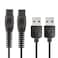 Qjin USB-A Charging Cable for Latest Version Philips Norelco 2400 3600 MG5910/49 MG7910/49 MG9510/60 MG9520/50 QP2724/90 QP2834/70 Trimmer Replacement Power Cord, 2 Pcs