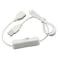 ZRM&amp;E USB Extension Cable with Switch 28AWG White USB Male to Female Extension Cable for USB Headset, Data Transmission, Small Electrical Appliances Power Apply