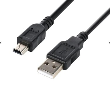 Texas Instruments Usb Cable for Ti 84 Plus, Ti 84 Plus C Silver Edition, Ti 89 Titanium, Ti Nspire Cx and Cx Cas graphing calculators