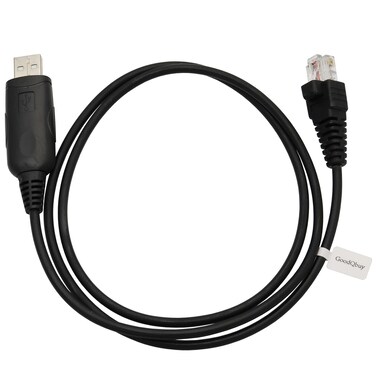 GoodQbuy USB Programming Cable for Kenwood Radio TK-863G TK-868 TK-868G TK-880 TK-880G TK-8108 TK-8150 RJ45 8-Pin
