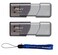 PNY 256GB USB 3.0 Flash Drive Elite Turbo Attache 3 (P-FD256GTBOP-GE) Two Pack Bundle Plus (1) Everything But Stromboli Lanyard