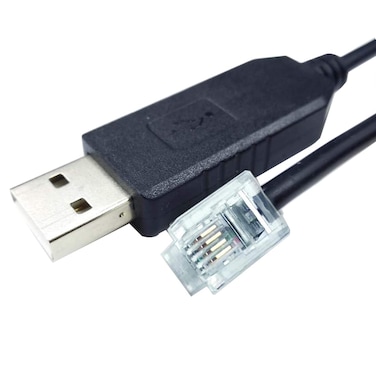 Suamdoen TLS2200 PC to Printer Cable FT231XS USB RS232 Serial to RJ22 Adapter Cable TLS2200 PC Printer Programming Cable