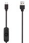 MakerSpot 5ft - 1.5m Long USB 2.0 to Micro USB Extension Cable with Click Button Power On Off Compatible with Raspberry Pi Zero Smartphone Tablet