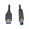 TRIPP LITE 3-Feet USB 3.0 SuperSpeed Device Cable 5 Gbps AB M/M, Black (U322-003-BK)