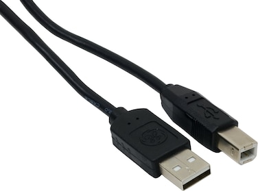 Jasco USB 2.0 Device Cable, 6-Ft A Plug to B Plug
