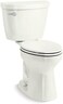 KOHLER Cimarron Comfort Height Two-piece Elongated 1.28 Gpf Chair Height Toilet