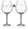 MIP Wine Glass Goblet Two Sided Optometrist Optometry (20 oz Jumbo)