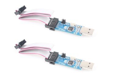 NOYITO 51 AVR ATMEGA8 Programmer USBASP USB ISP Downloader 10 Pin USB Programmer 3.3V 5V with Cable 6 inches Length Compatible with AVR ATMEGA8 Programmer (Pack of 2)