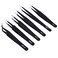 La Tartelette Pack of 6 Pcs ESD Precision Anti-static Tweezers Stainless Steel Tweezers for Electronics Jewelry-making Repairing