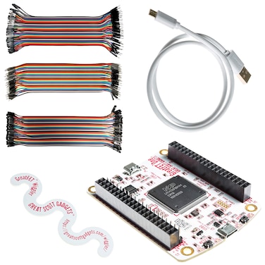 NooElec Great Scott Gadgets GreatFET One Bundle - Hi-Speed USB Peripheral, Logic Analyzer, Debugger and Development Board. Open Hardware. Includes GreatFET One, Wiggler, Cable &amp; 120 Prototyping Wires