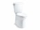 Kohler K-20197-0 Betello 2-Piece Comfort Height Elongated Toilet with Revolution 360, White
