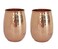 Sharvgun Pack of 2 Hammered Copper Wine Glass Tumbler Serveware &amp; Drinkware Ayurveda Healing Kitchen Serving Glass 200 ML (6.76 OZ)