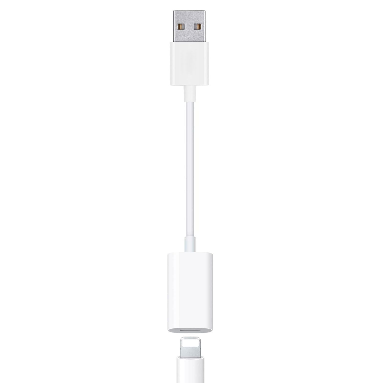 فيديوتو Fidioto Usb Male To Lightning Female Audio Adapter Cable usba