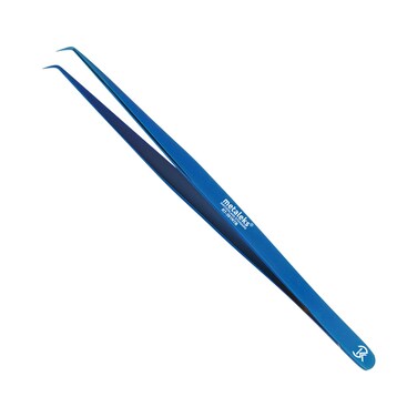 90&Acirc;&deg; Angular Volume Tweezers (Blue Titanium Coated.)