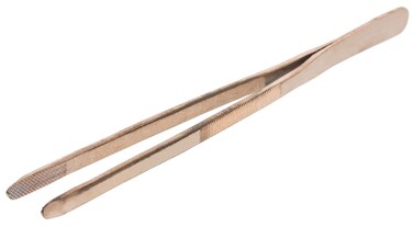 Copper Pickling Tweezers, Straight, Serrated, 8-1/2 Inches   TWZ-958.00