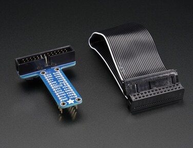 Adafruit Industries Pi T-Cobbler Breakout Kit for Raspberry Pi with GPIO Cable - Assembled!