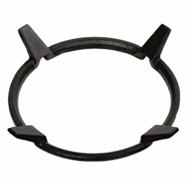 EatingBiting Universal Gas Stove Cast Iron Wok Trivet Support Ring Cooktop Range Non Slip Black Cast Iron Stove Trivets for Kitchen Wok Support Ring Cooktop Range Pan Holder Stand Stove Rack