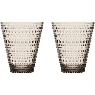 Iittala Kastehelmi Tumbler Set/2, Linen