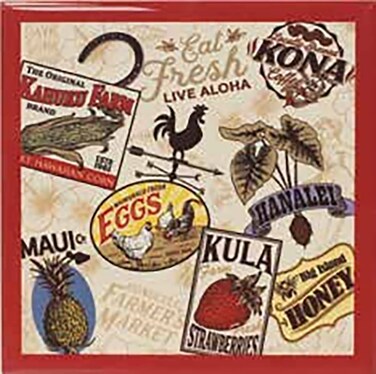 Hawaii Ceramic Tile Trivet The Farmers Market