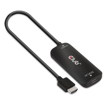 CLUB3D CAC-1336 HDMI&acirc;&bdquo;&cent;+ Micro USB to USB Type-C 4K120Hz or 8K30Hz M/F Active Adapter