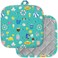 [Pack of 2] Pot Holders for Kitchen, Washable Heat Resistant Pot Holders, Hot Pads, Trivet for Cooking and Baking (On Beach Theme)