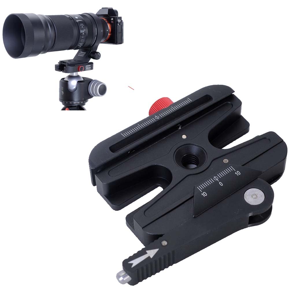 Ishoot Ishoot all-metal Quick self-locked Long Lever Clamp Converter Adapter