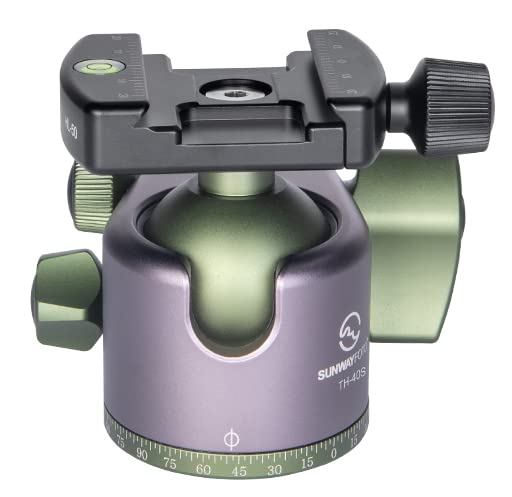 sunwayfoto Sunwayfoto th-40s Low Profile High Locking Strength Ball Head For Tripod Arca