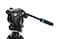 Benro S2 PRO Flat Base Fluid Video Head, 5.5 lb Max, 1/4"-20 Accessory Mounts, 3/8"-16 Head Mount, w/ Pan Arm (S2PRO)