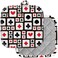 [Pack of 2] Pot Holders for Kitchen, Washable Heat Resistant Pot Holders, Hot Pads, Trivet for Cooking and Baking (Playing Card Symbols)