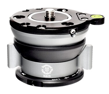 Desmond DLB-75 75mm Leveling Base for Tripod w Easy Grip Butterfly Lock Collar 50lb Max Load +/-15&Acirc;&deg; Tilt