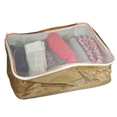 Wrapables Travel Packing Cube, Set of 3 - Khaki