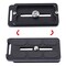 iShoot All-Metal 80mm Camera Quick Release Plate QS-80 with 1/4&quot; Screw Compatible with Arca-Swiss Fit Tripod Ball Head Panning Head Panorama Head Panoramic Head Clamp