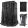 Black Treadmill Cover 46" L x 38" W x 66" H, Luxiv Dustproof Waterproof Cover for Treadmill Fold-able for Indoor Outdoor Sunscreen with Storage Bag