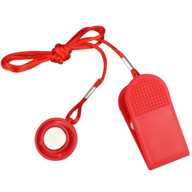 Red Magnetic Safety Switch Universal Treadmill Magnetic Lock Emergency Stop Treadmill Accessories Suitable for Most Treadmills, Treadmills, Cardio Training