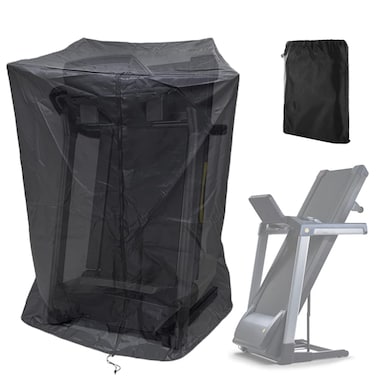 Folding Treadmill Cover - Running Machine Protective Case 210D Heavy Duty Organizer Home Fitness Accessories