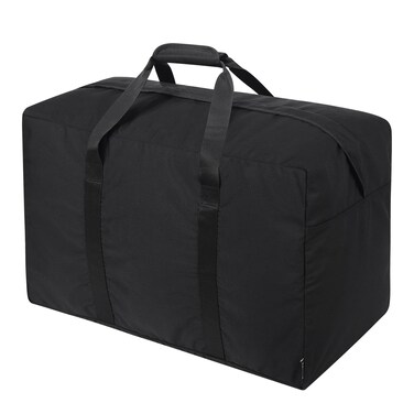 Large Canvas Duffle Bag Heavy Duty - 70L Parachute Cargo Bag for Travel&iuml;&frac14;&circ;Black&iuml;&frac14;&permil;