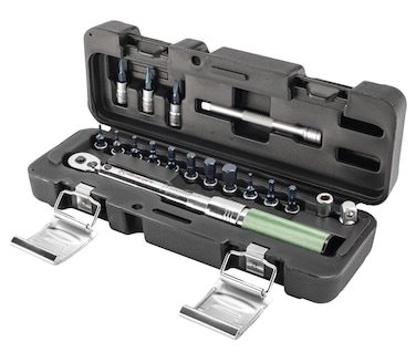 Alltrade Kilimanjaro Cycle Series Click Torque Wrench Set 1/4-Inch Drive -2 to 20 NM, 14 Bits Included, Storage Case - 910524ECE