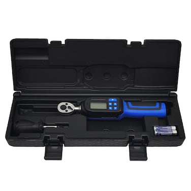 JEUCLEL 1/4-Inch Drive Digital Torque Wrench (1.11-22.13Ft.lb/1.5-30N.m), Electronic Torque Wrench Set with Accurate to &Acirc;&plusmn;2%, Buzzer, LED Indicator for Automotive, Motorcycle, Bicycle, Home Repair