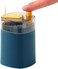 Toothpick Holder Dispenser, Pop-Up Automatic Toothpick Dispenser, Toothpick Storage Box (Blue)