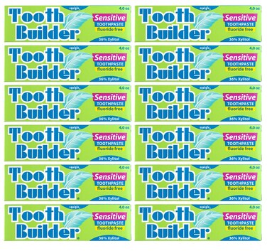 Squigle Tooth Builder Sensitive Toothpaste (4 oz/12 Pack)
