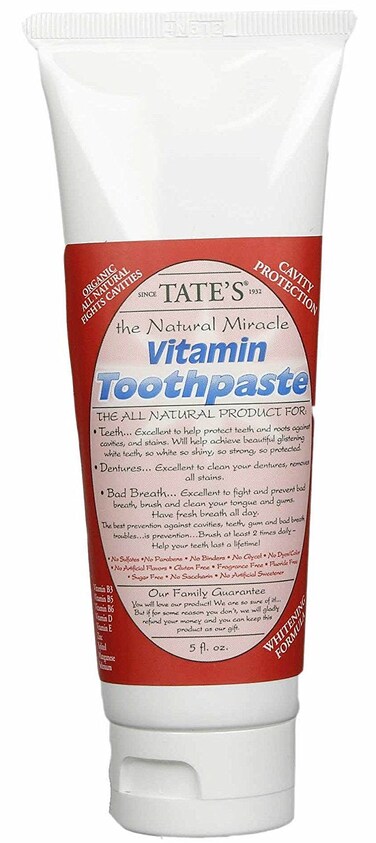 Tate's The Natural Miracle - Vitamin Toothpaste - 5 floz