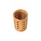 Wooden Toothbrush Holder with Drainage Base Quick Drying Bathroom Cup Holder Wood Toothpaste Holder Makeup Brush Storage Organizer