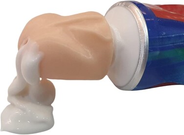 1Pcs Toothpaste Cap Dispenser for Adults, Self Sealing Toothpaste Topper Prank 3D Printed Toothpaste Squeezer for Bathroom Toothbrush Holders Bathroom Accessories