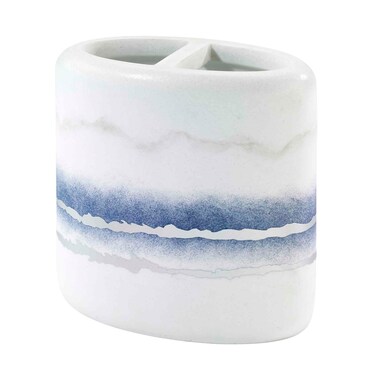 Avanti Linens - Toothbrush, Resin Countertop Accessories, Marble Inspired Bathroom Essentials (Murano Collection)