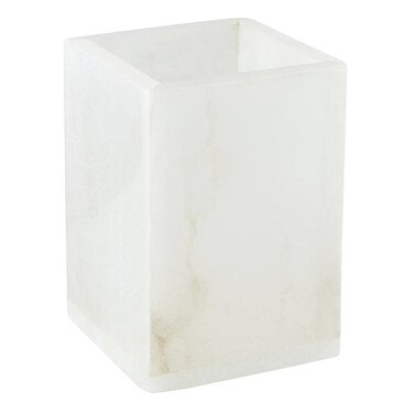 Santa Barbara Design Studio Toothbrush Holder Pure Design Alabaster Bathroom Accessories, White