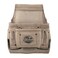 Graintex SS2174 9 Pocket Nail &amp; Tool Pouch Beige Color Suede Leather for Constructors, Electricians, Plumbers, Handymen