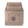 Graintex SS2049 2 Pocket Nail &amp; Tool Pouch Beige Color Suede Leather for Constructors, Electricians, Plumbers, Handymen