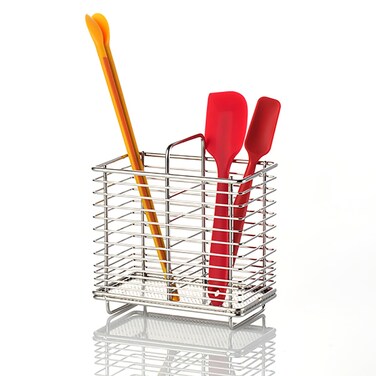 Minecook 2 Slots Wire Multi Holder for Bathroom, Stainless Steel for Utensils Electric Toothbrush Dispenser Shower Toothbrush Toothpaste Holder, Bathroom &amp; Kitchen Essentials, 2 Slots, Silver